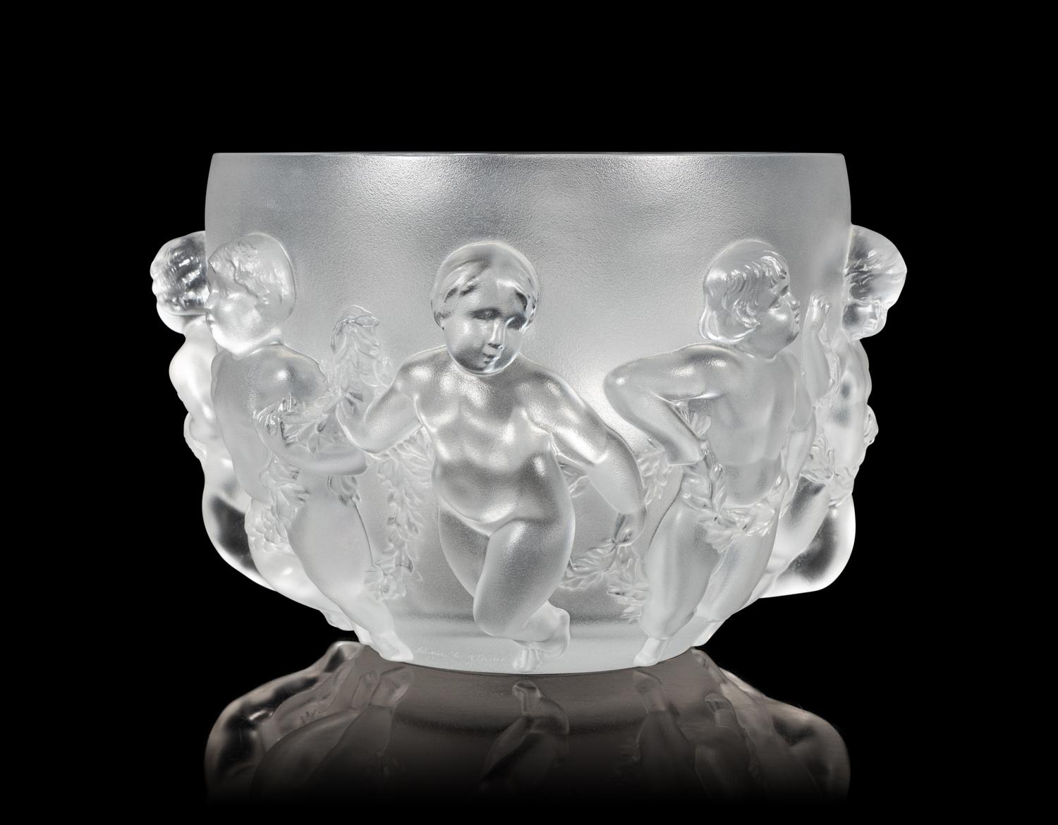 A Lalique Luxembourg Bowl