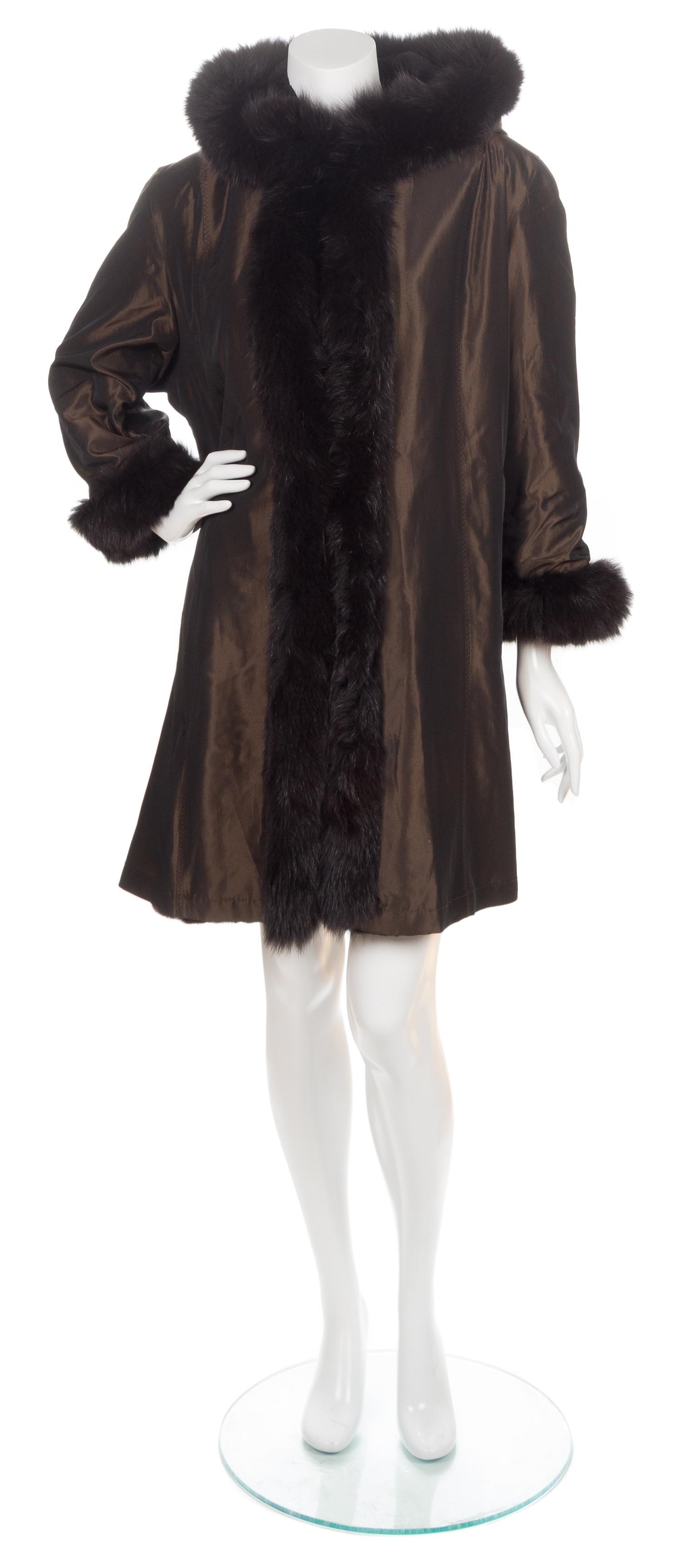 A Sheared Mink Reversible Fur Coat,