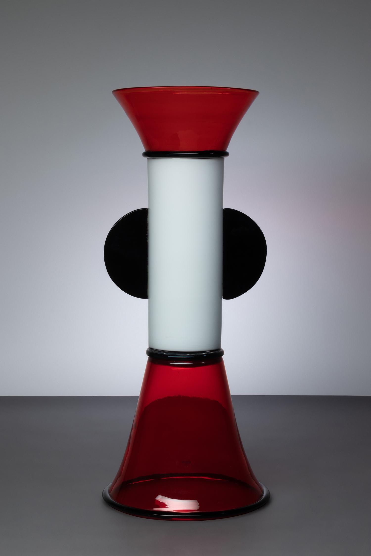 BIDOGALE Vase, From the SIXTIES Series, Vistosi Vetri d'Arte, Italy