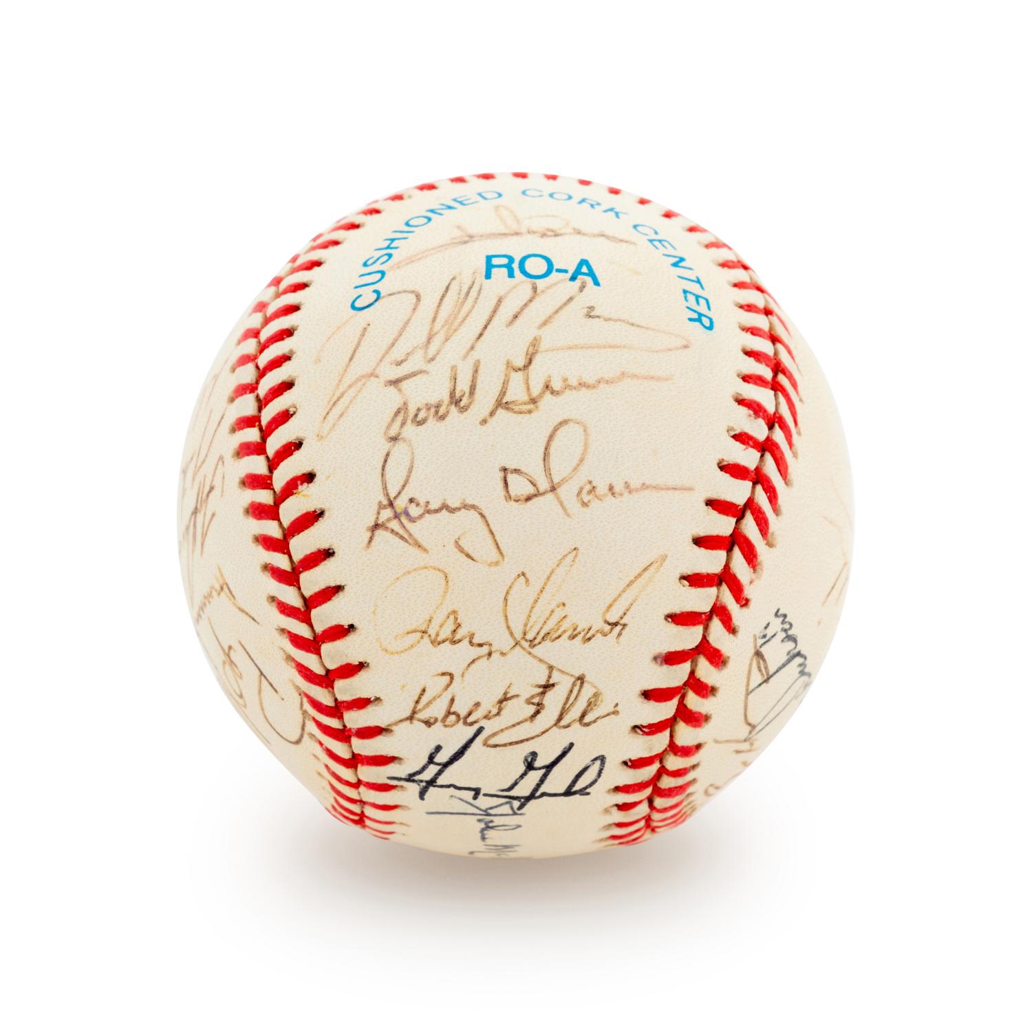 A Group of 19 Los Angeles Angels Signed Baseballs,