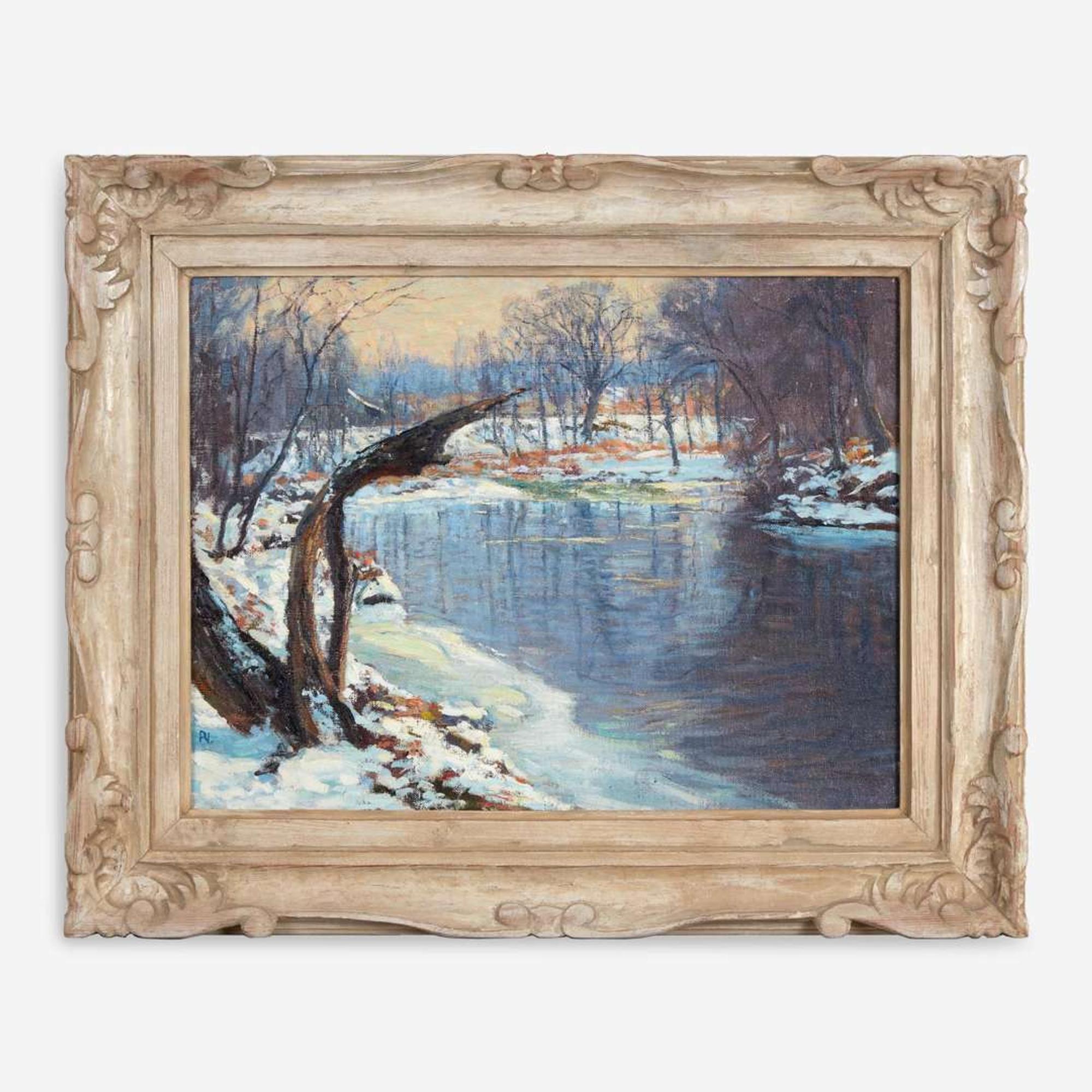Roy Cleveland Nuse (American, 1885–1975) Neshaminy in Winter