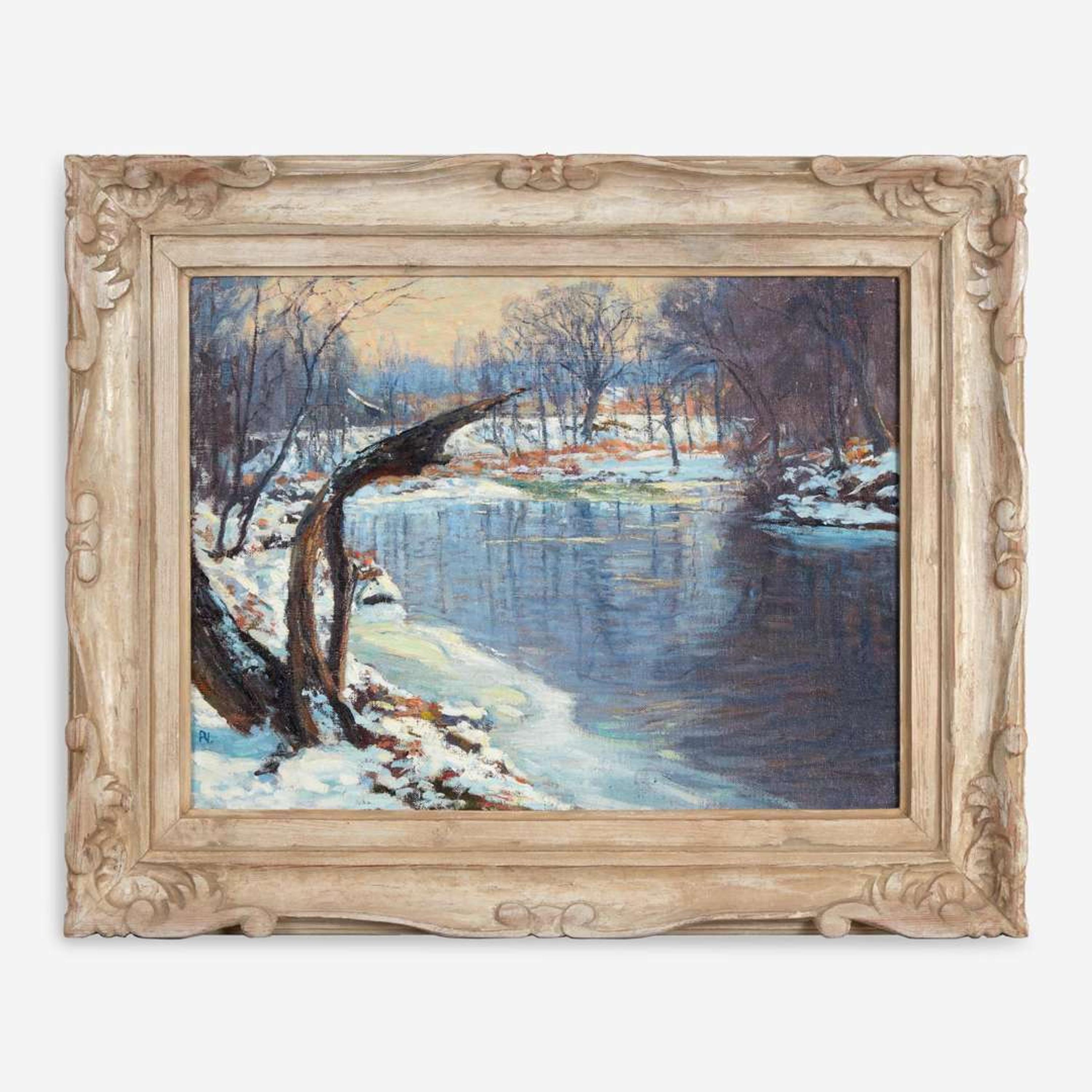 Roy Cleveland Nuse (American, 1885–1975) Neshaminy in Winter