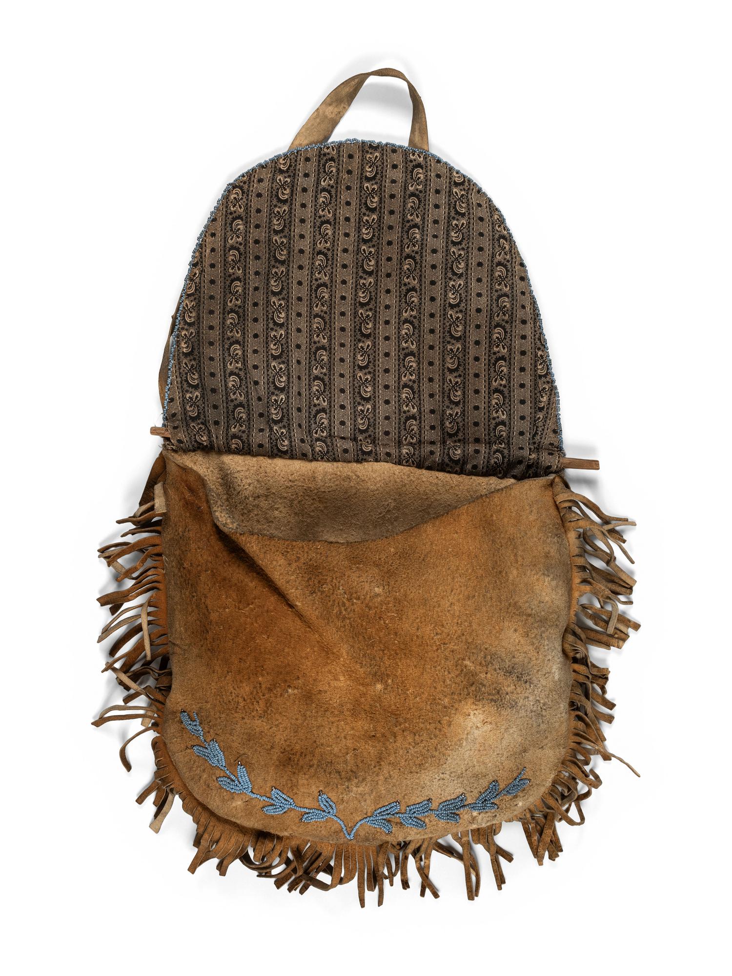 Great Lakes Beaded Moose Hide Bag