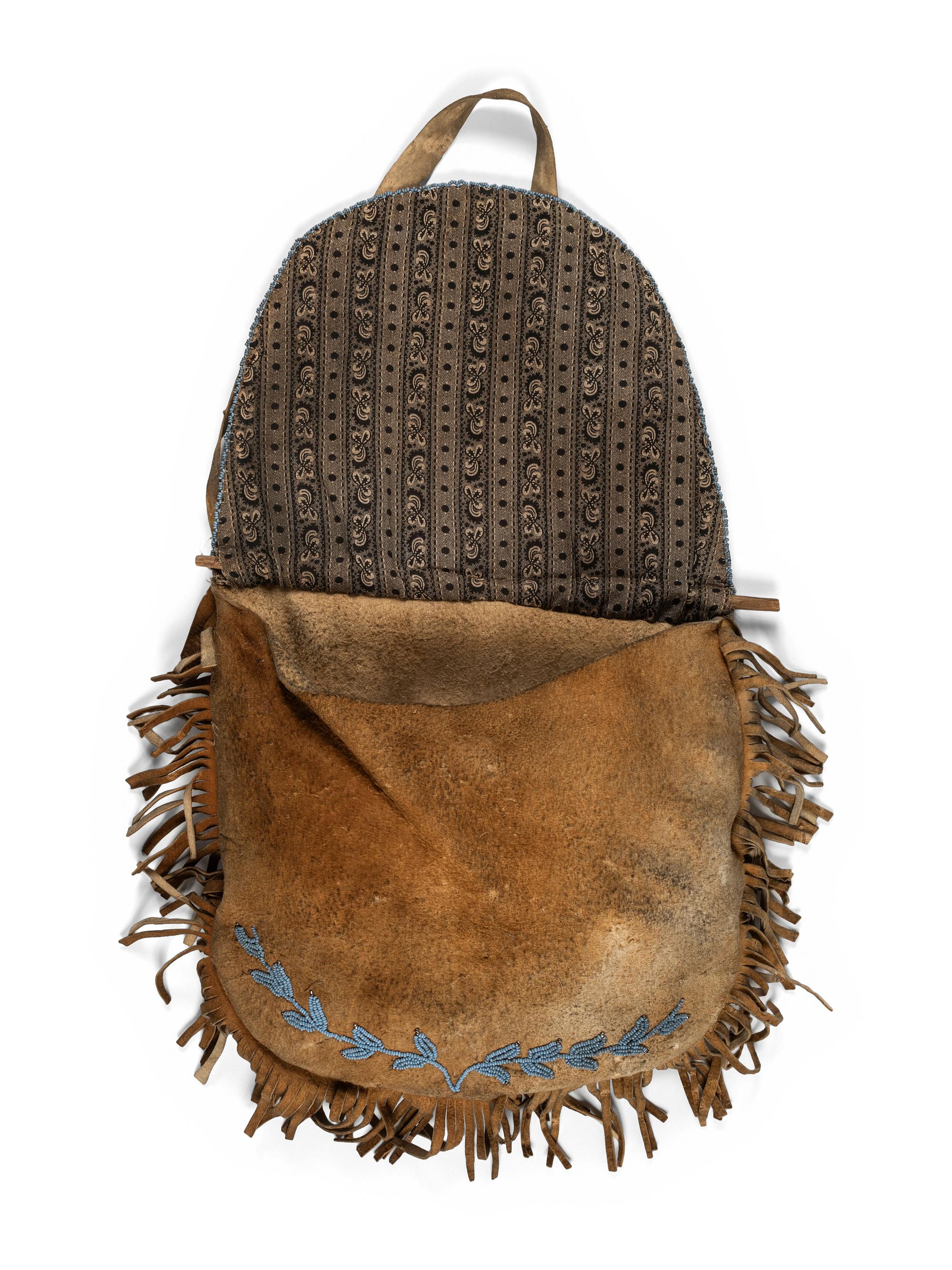 Great Lakes Beaded Moose Hide Bag