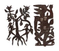 Adam and Eve With The Tree of Life and Untitled (The Devil) (two works)