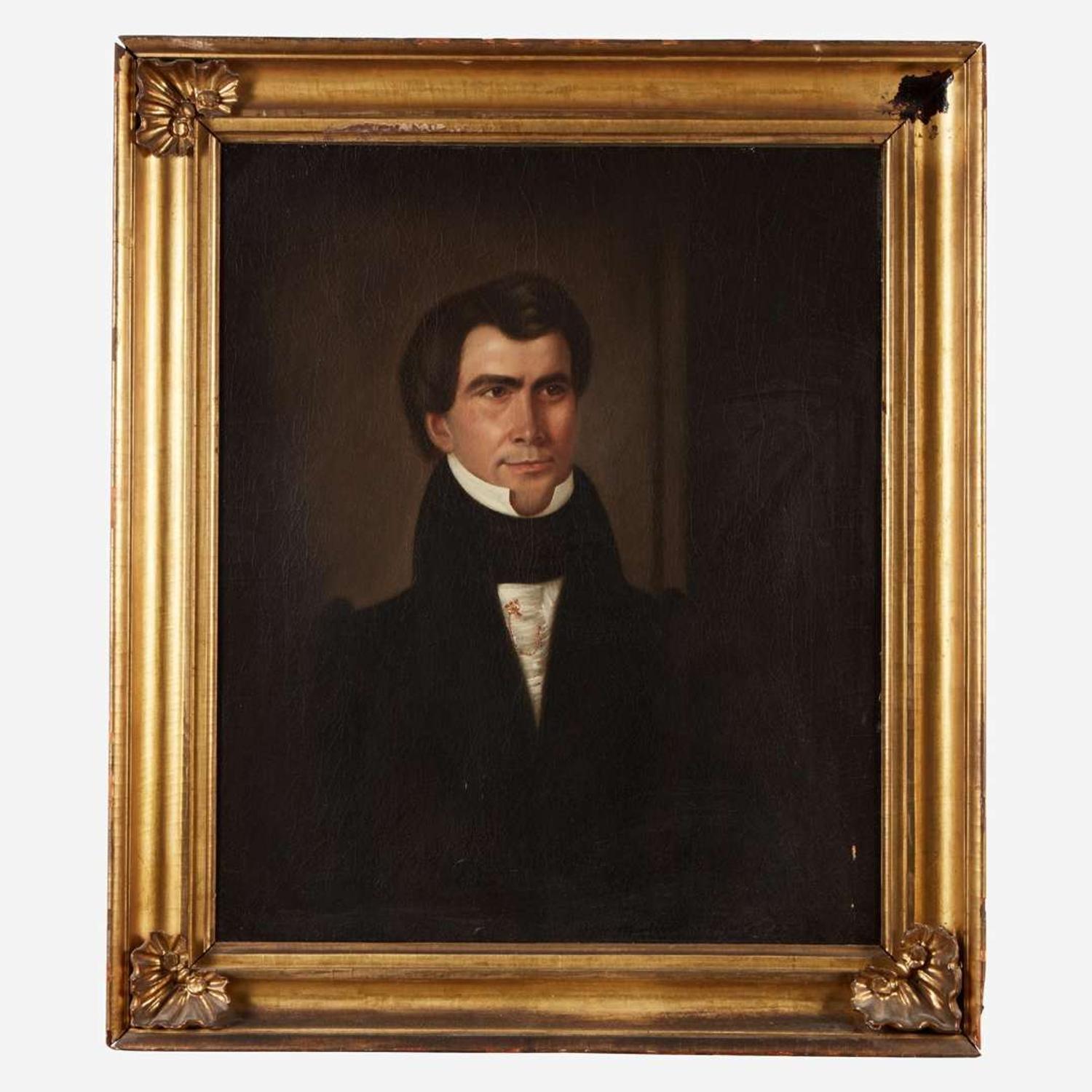 American School 19th century Two portraits: Amelia Turfler Rogers (1793-1861) and son William H. Rogers (1807-1850)