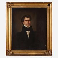 American School 19th century Two portraits: Amelia Turfler Rogers (1793-1861) and son William H. Rogers (1807-1850)