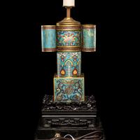 A Chinese Cloisonné Enamel 'Arrow' Vase 掐絲琺琅四方投壺