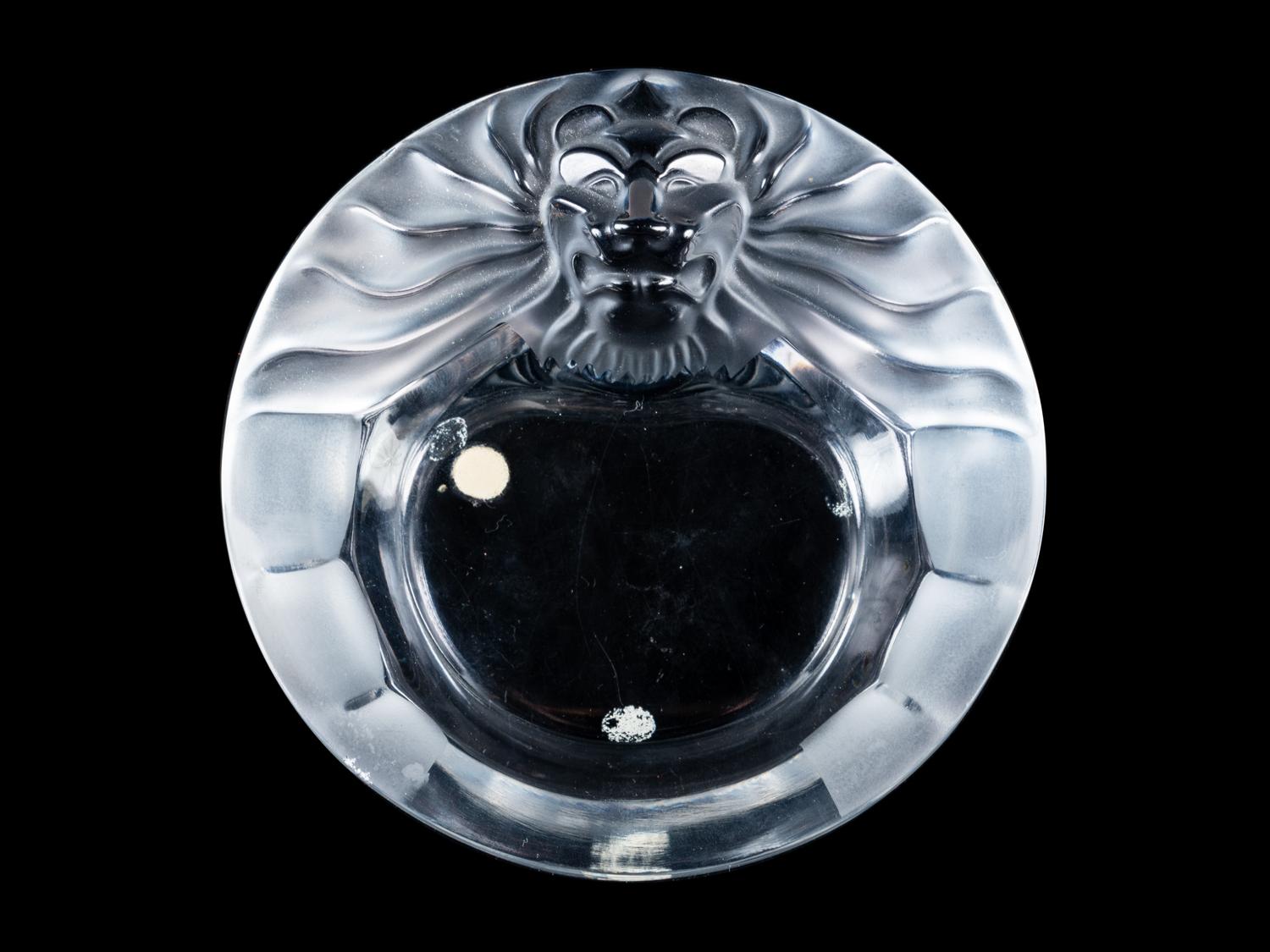 A Lalique Frosted Glass Dish