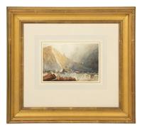 A Wreck on the Yorkshire Coast , circa 1840
