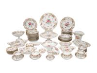 An Extensive Bavarian Porcelain Dinner Service