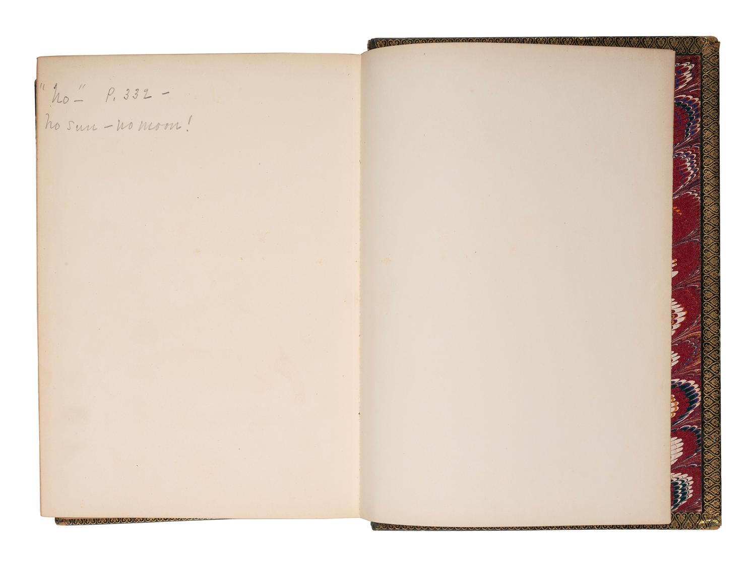 [LINCOLN, Mary Todd (1818-1882), her copy]. HOOD, Thomas (1799-1845). Poems of Thomas Hood . New York: G.P. Putnam and Son, 1872.