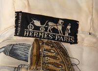 Vintage Hermès Silk Hood, Head Wrap, 1960-70s