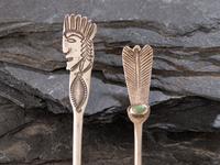 Pair of Early Navajo Spoons