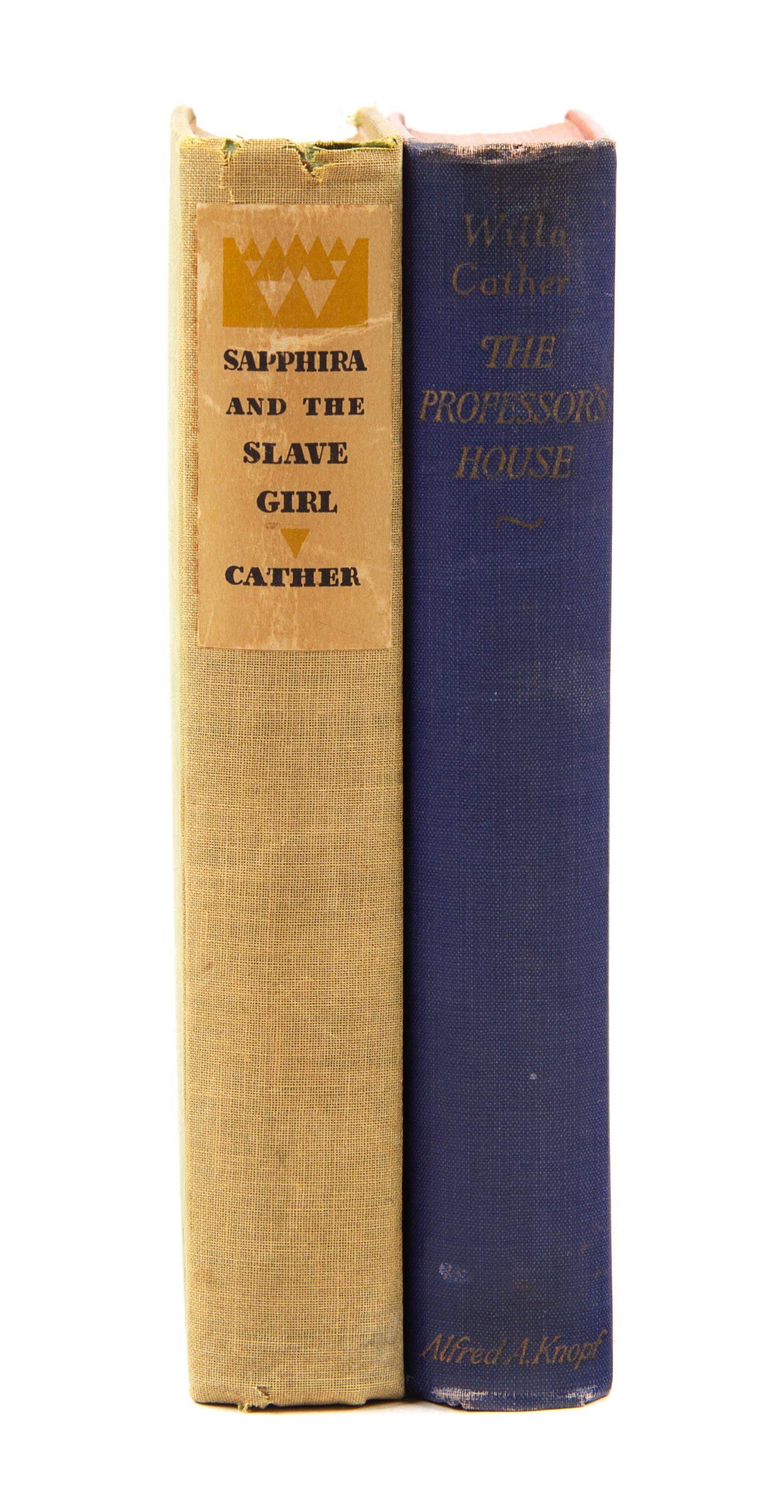 CATHER, Willa (1873-1947). A group of 2 works published by Alfred A. Knopf, New York.