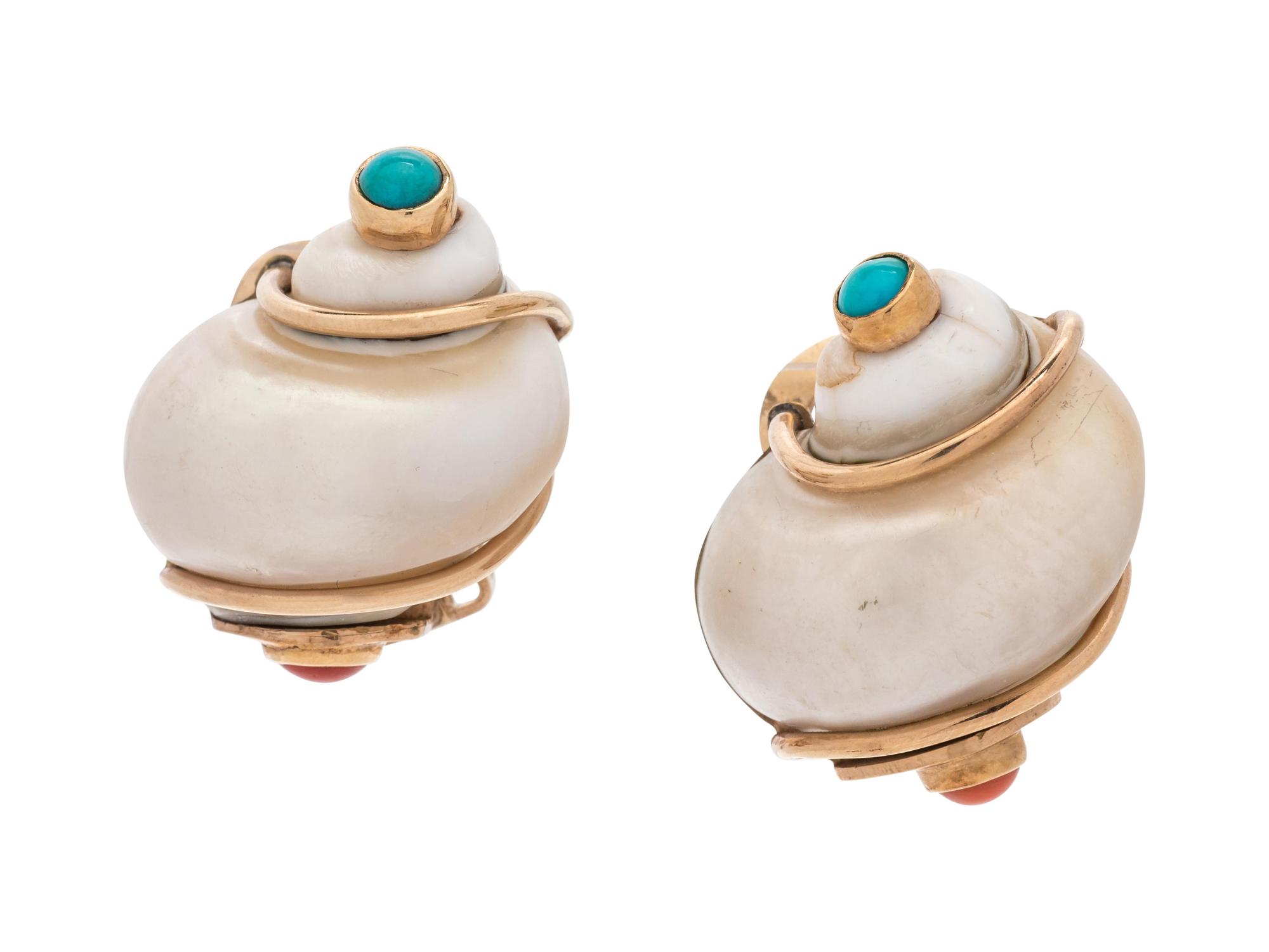 SEAMAN SCHEPPS, SHELL EARCLIPS