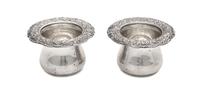 A Pair of American Silver Toothpick Holders, S. Kirk & Co., Baltimore, MD