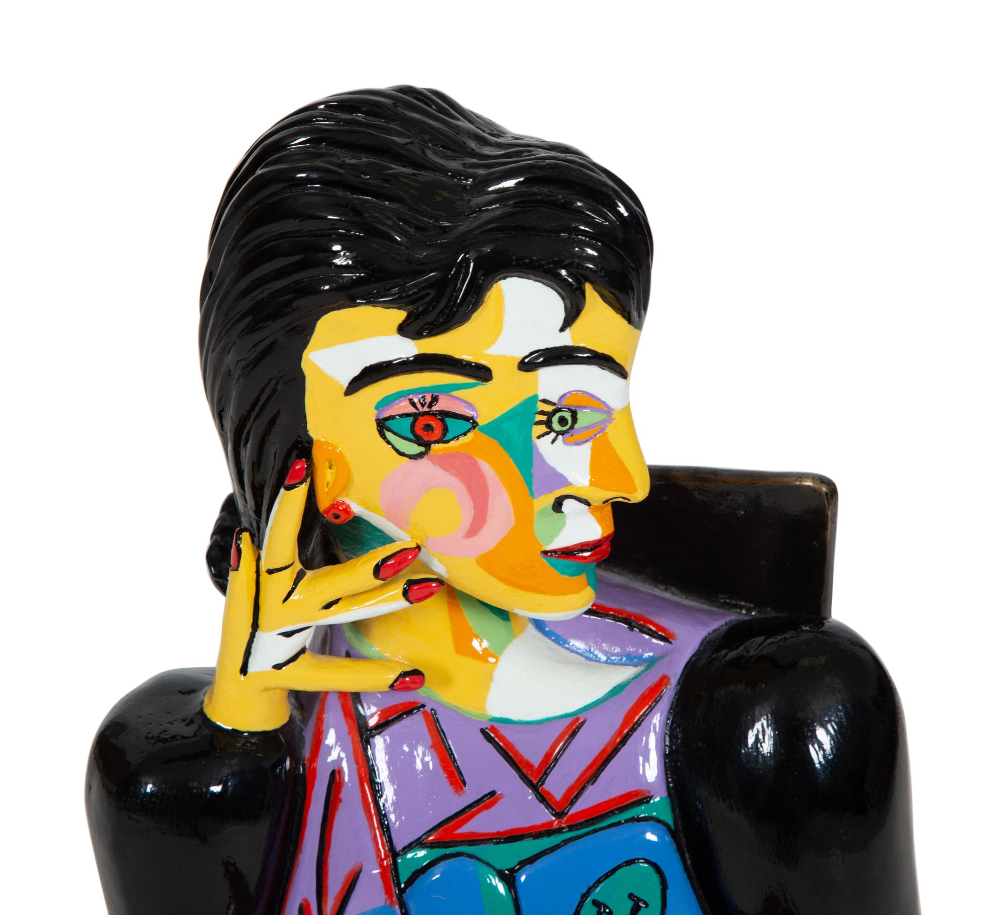 Seated Cubist Woman