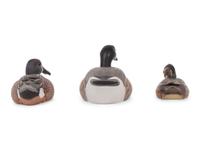 A Group of Carved and Polychromed Painted Artist Duck Decoys