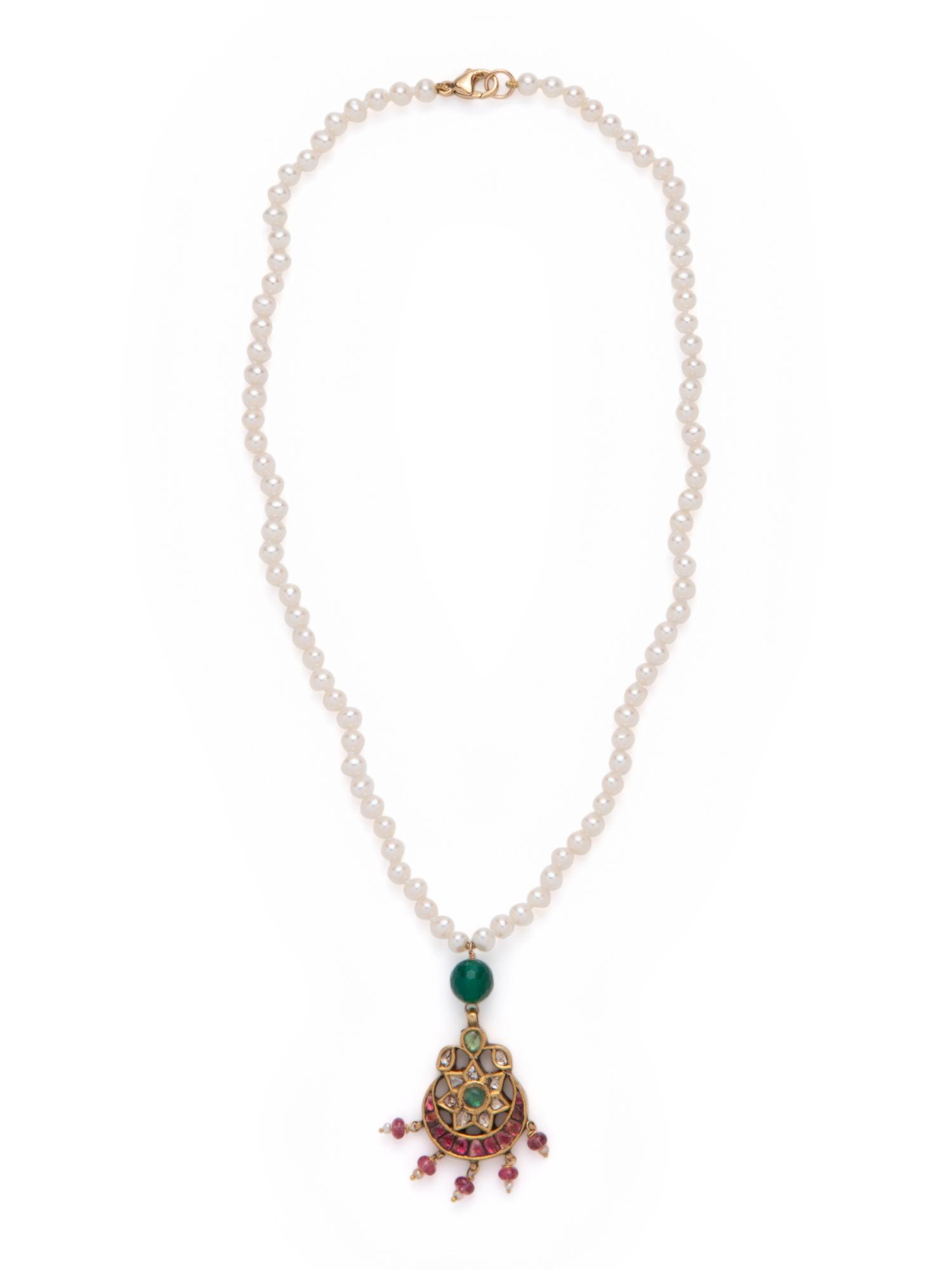 MULTIGEM AND DIAMOND NECKLACE