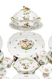 A Herend Porcelain Dinner Service