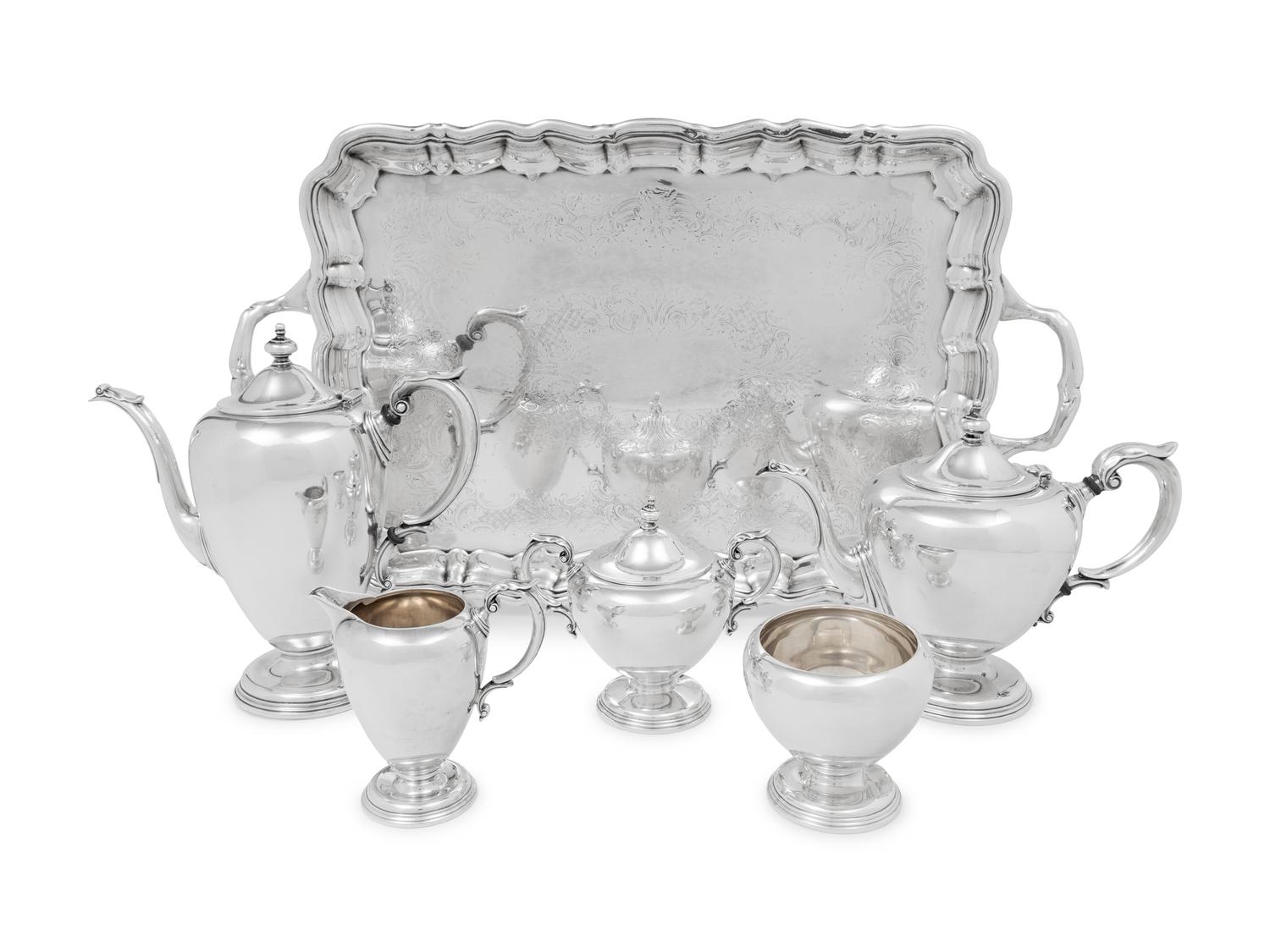 An American Silver Tea and Coffee Service