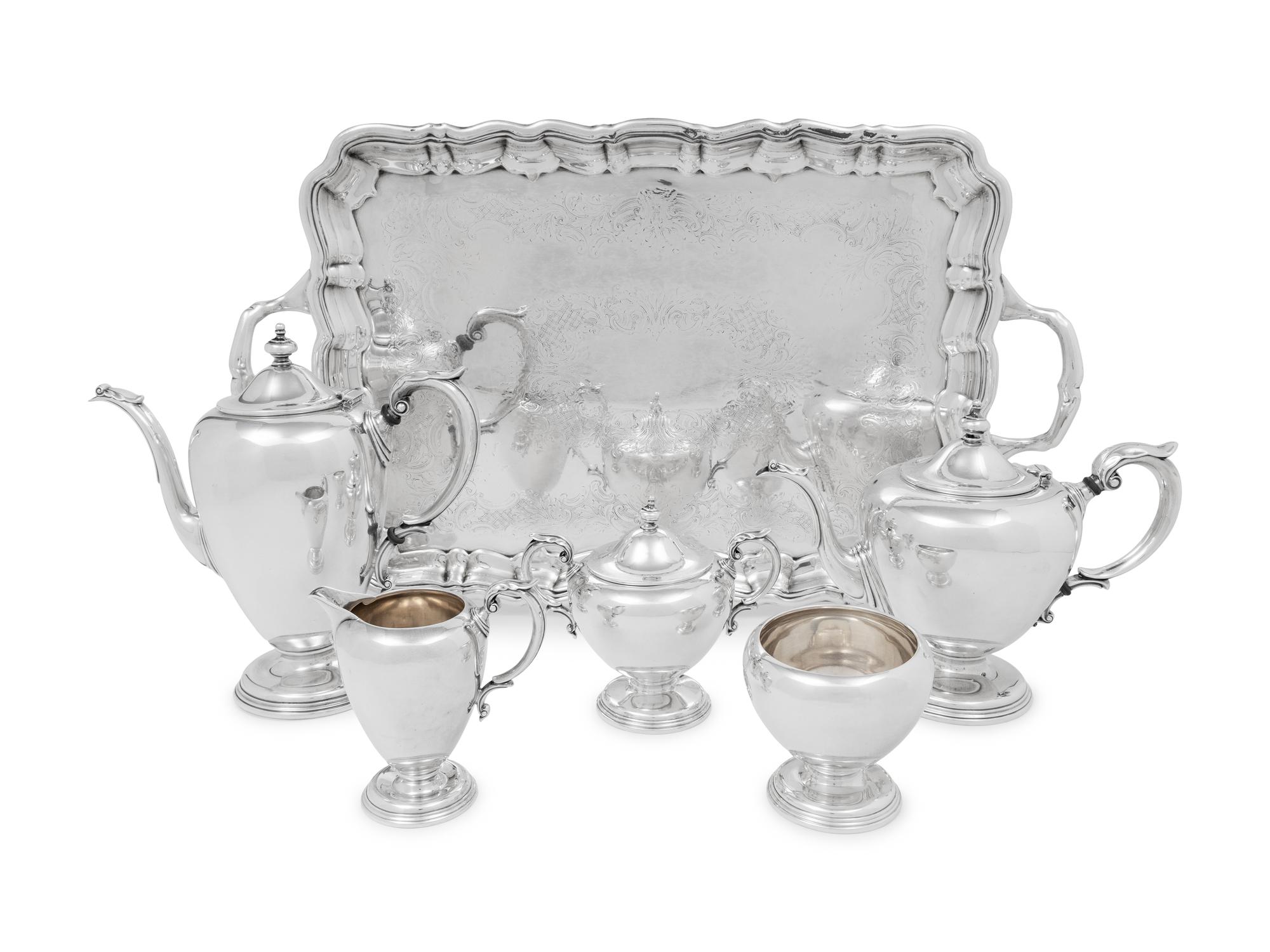 An American Silver Tea and Coffee Service