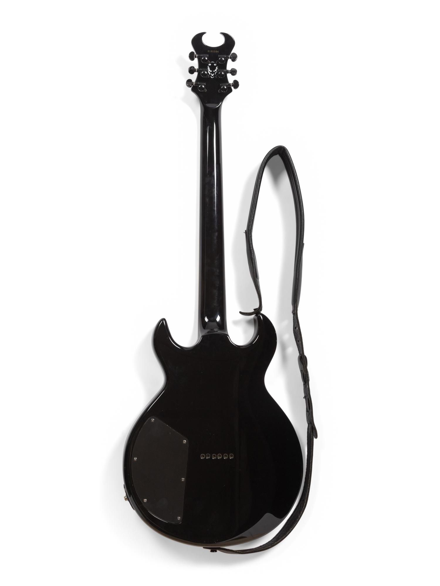 A Schecter Diamond Series Mother-of-Pearl Inlaid Devil Electric Guitar