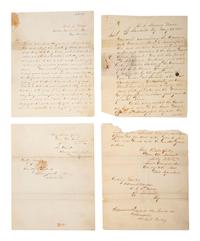 [CIVIL WAR - NAVY]. A group of 2 letters featuring correspondence between Lt. Commander LeRoy Fitch and Edmund Morgan.