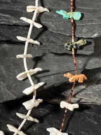 Zuni Single-strand Fetish Necklaces