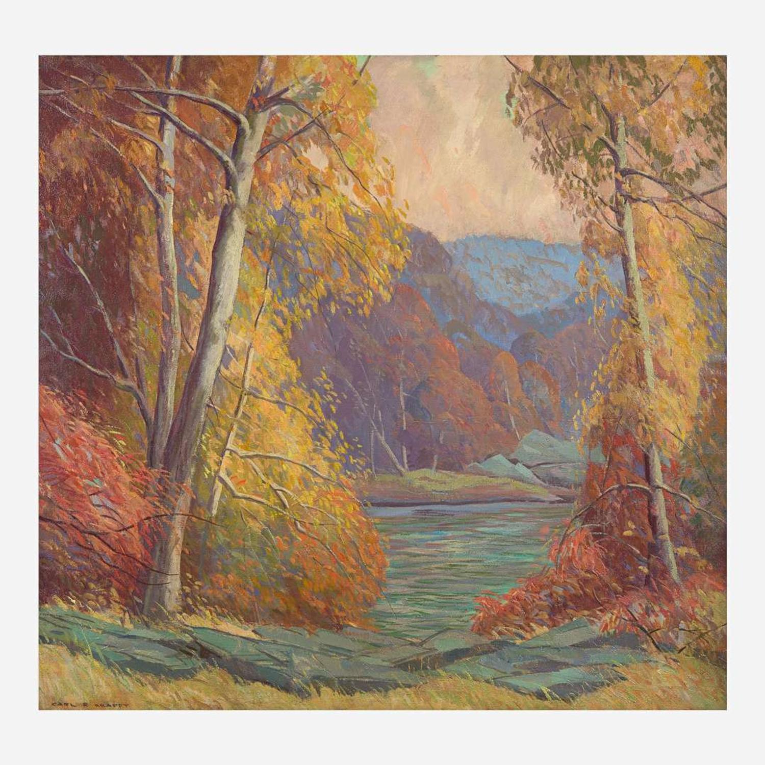Carl Rudolph Krafft (American, 1884–1938) Fantasy: Ozark Mountains