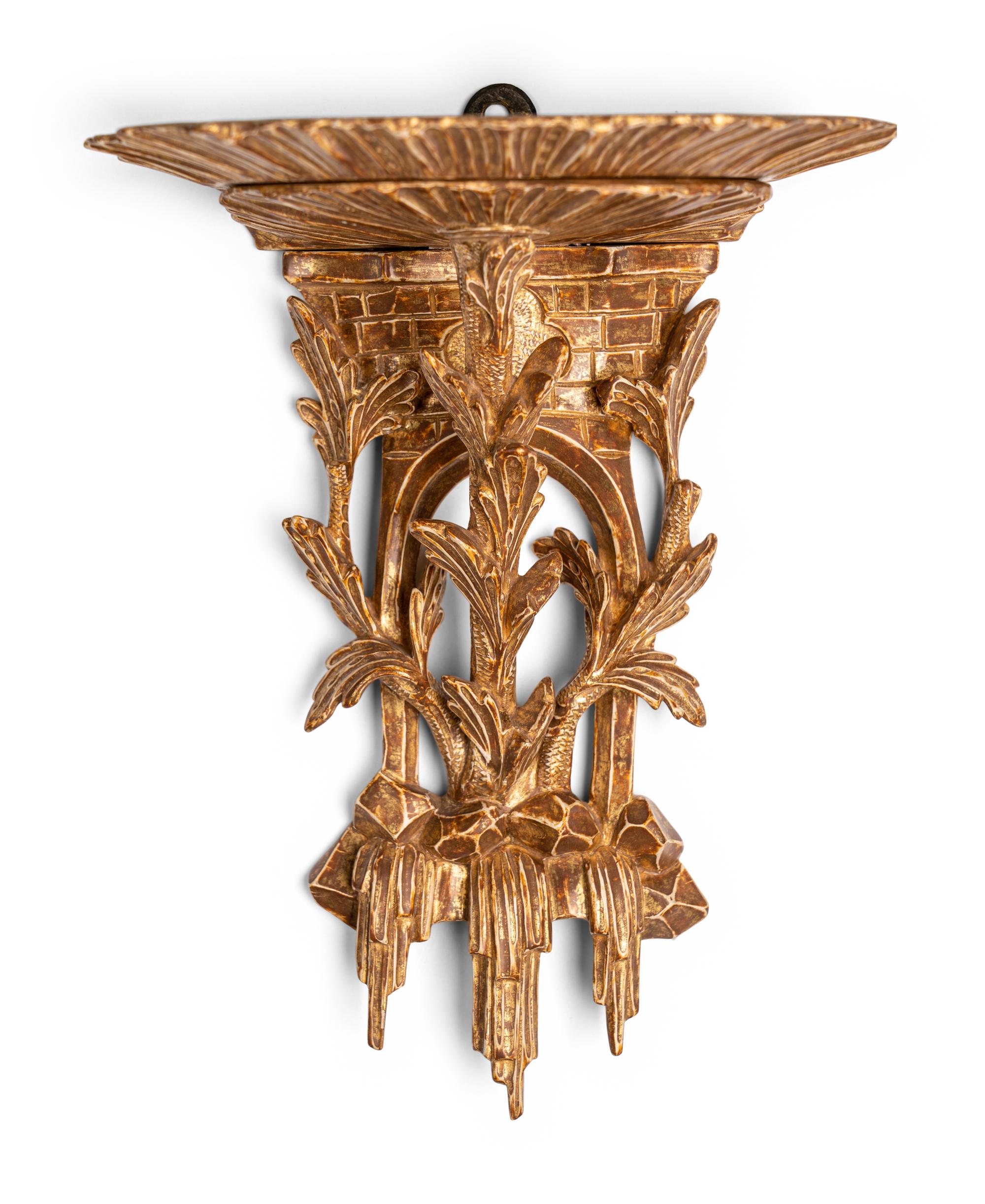 A Pair of George III Giltwood Wall Brackets