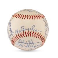 A 1960 Baltimore Orioles Team Signed Autograph Baseball