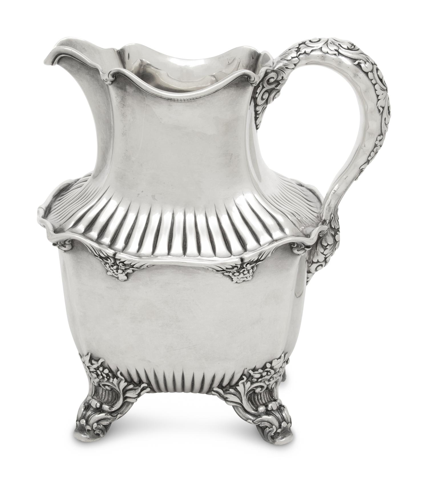 An American Silver Water Pitcher