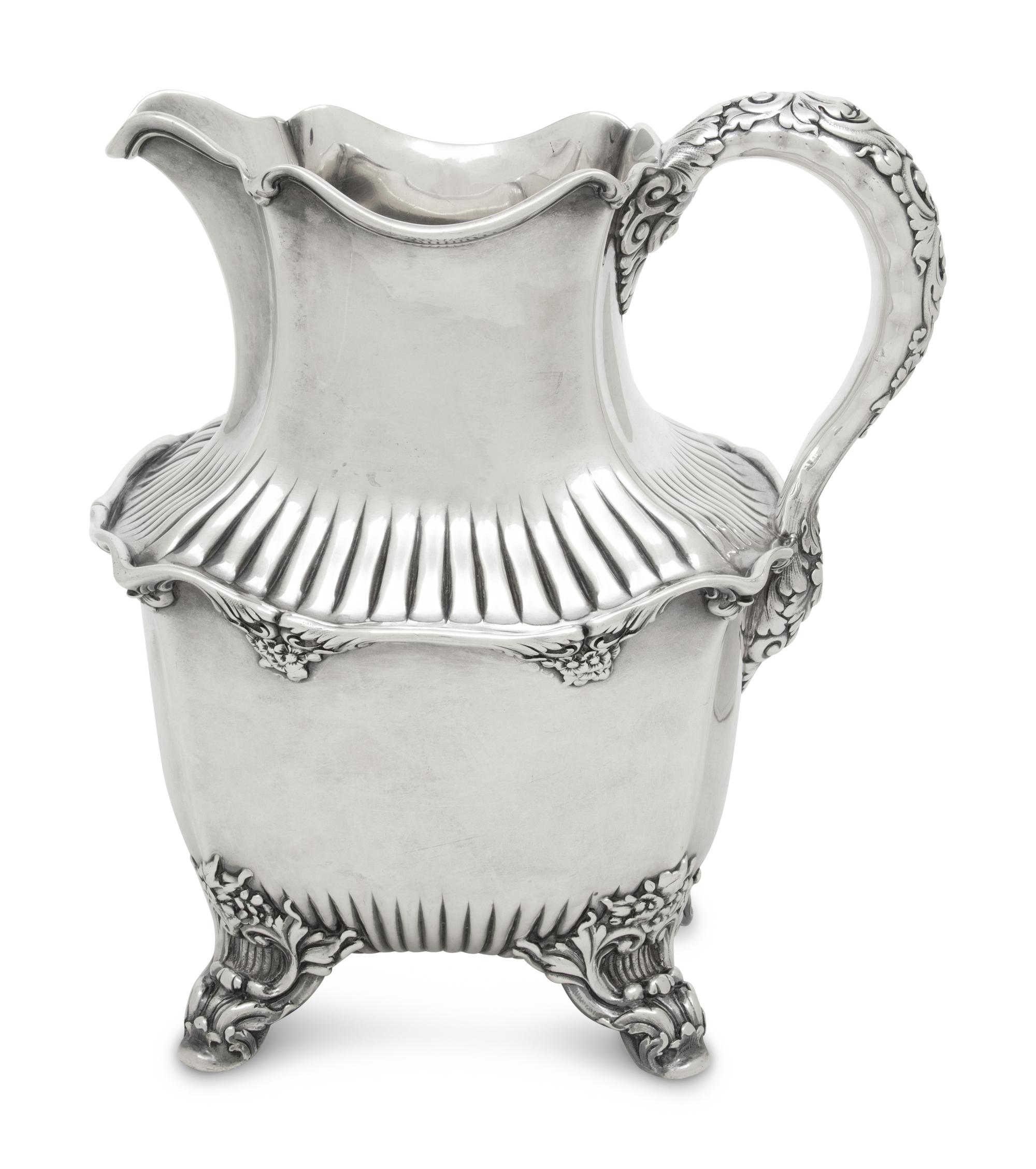 An American Silver Water Pitcher