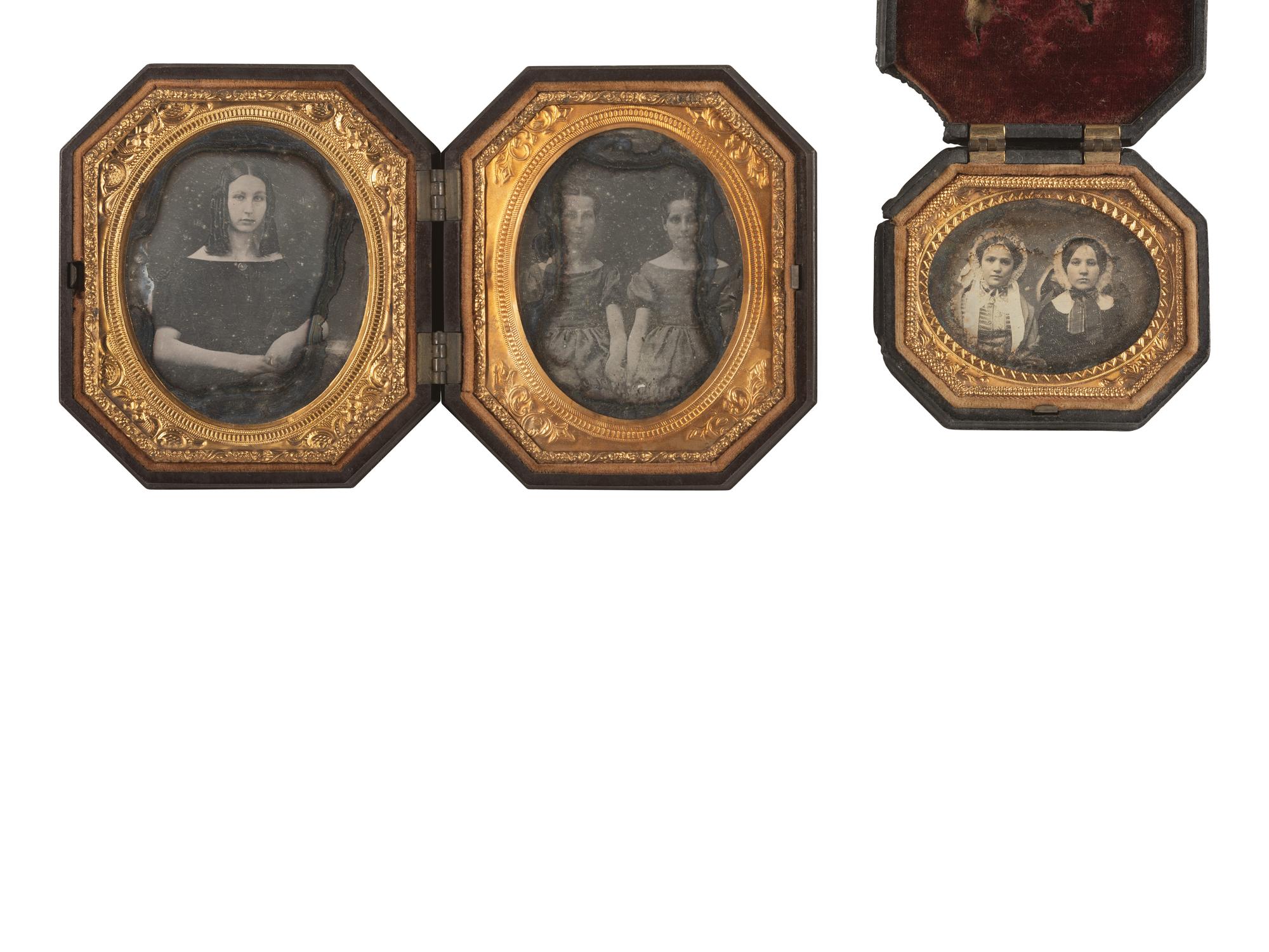 [EARLY PHOTOGRAPHY]. 37 assorted Union cases.