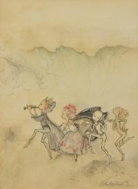 [Children's & Illustrated] Rackham, Arthur. Each one, tripping on his toe will be here with mop and mow