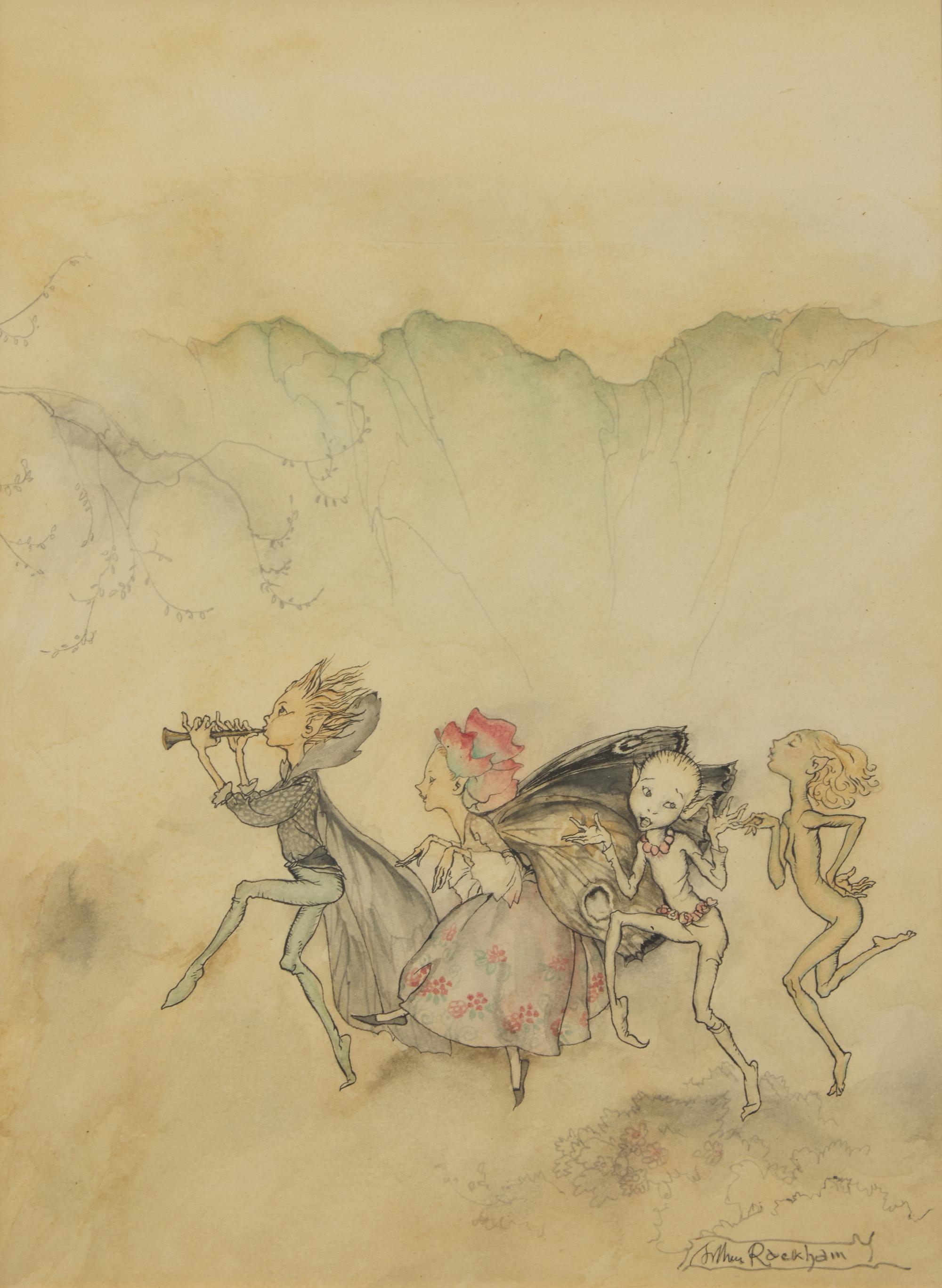 [Children's & Illustrated] Rackham, Arthur. Each one, tripping on his toe will be here with mop and mow