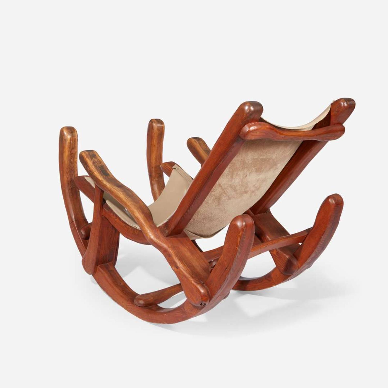Michael Costerisan A Sculpted Rocking Chair, West Virginia, USA, 1973