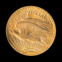 A United States 1922-S St. Gaudens $20 Gold Coin