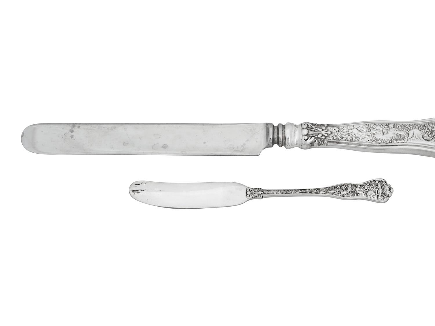 A Tiffany and Co. Olympian Silver Flatware Service