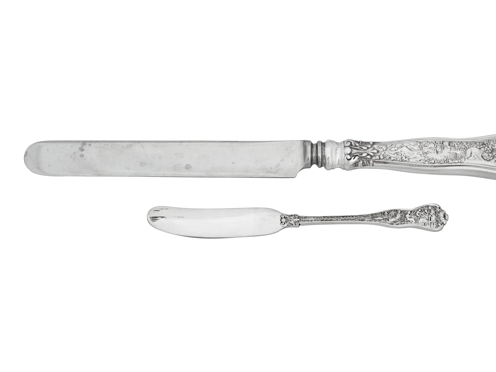 A Tiffany and Co. Olympian Silver Flatware Service