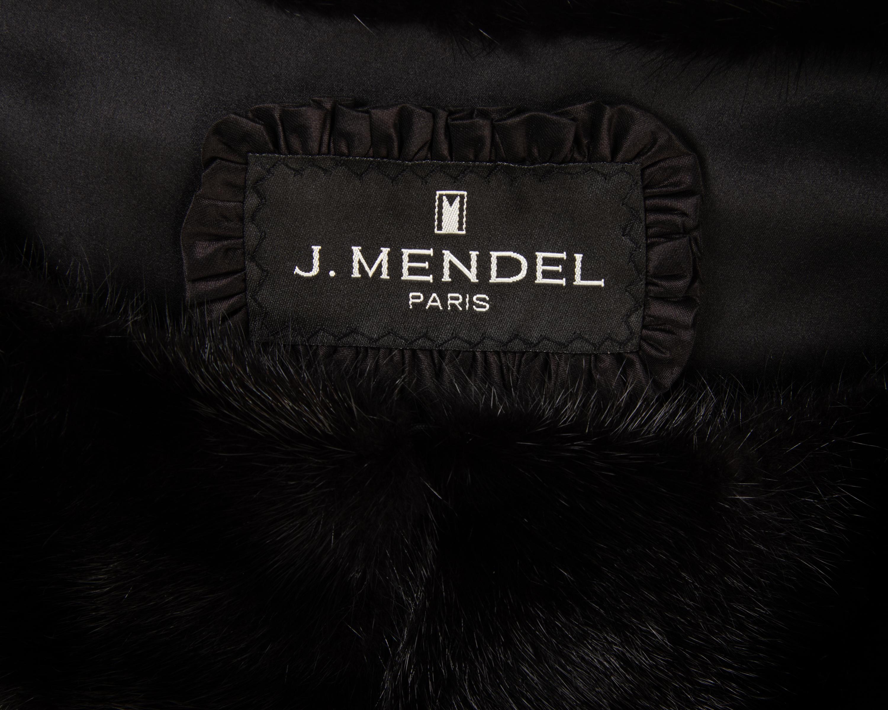 J. Mendel Mink Fur Cropped Jacket