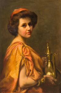 Thomas Frederick Mason Sheard, (British, 1866-1921), Du cafe