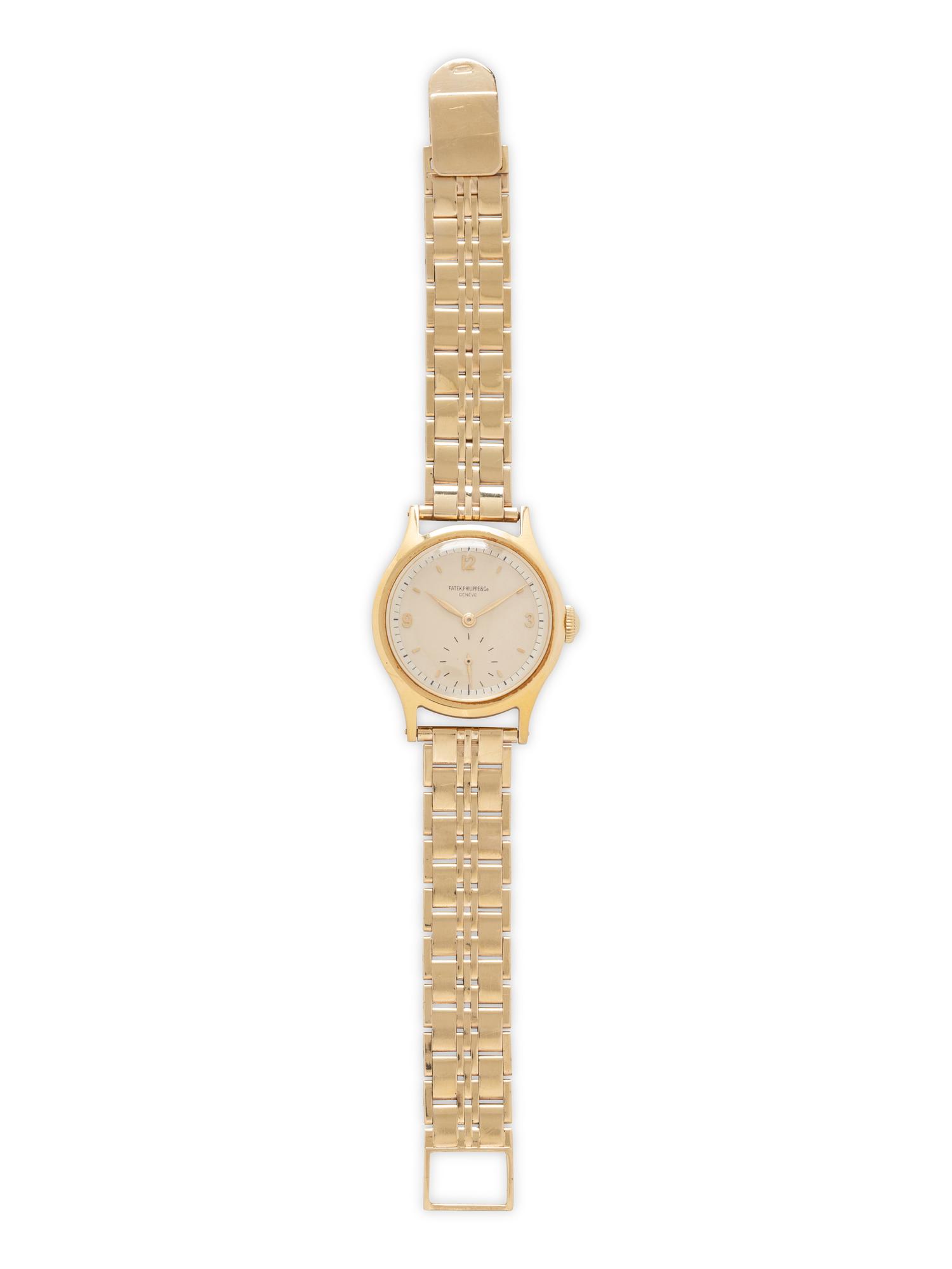 PATEK PHILIPPE, REF. 565 18K YELLOW GOLD 'CALATRAVA' WATCH, SINGLE OWNER