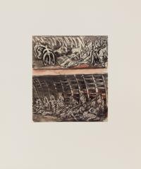 Henry Moore, (British, 1898-1986), Shelter Sketchbook