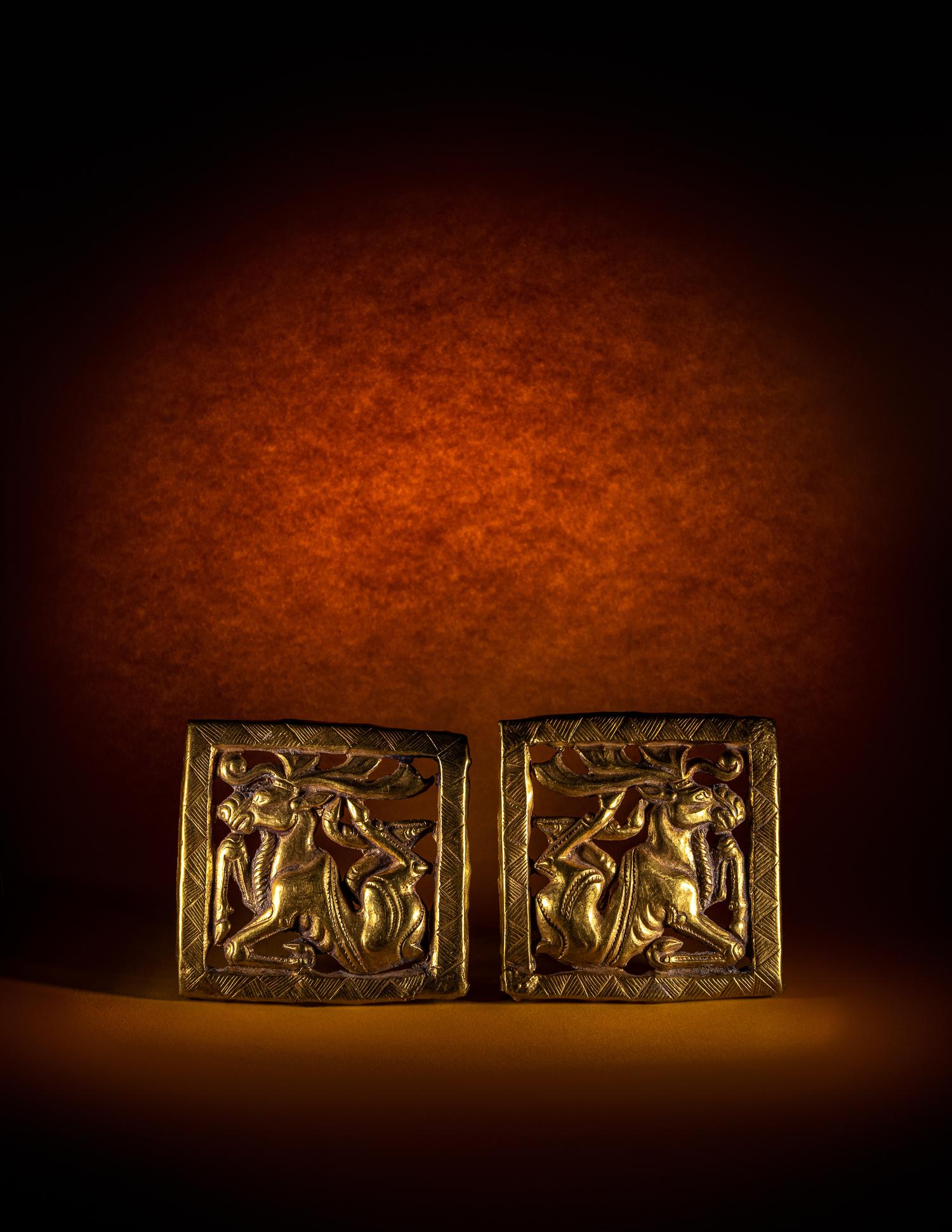 Two Scythian Gold Appliques