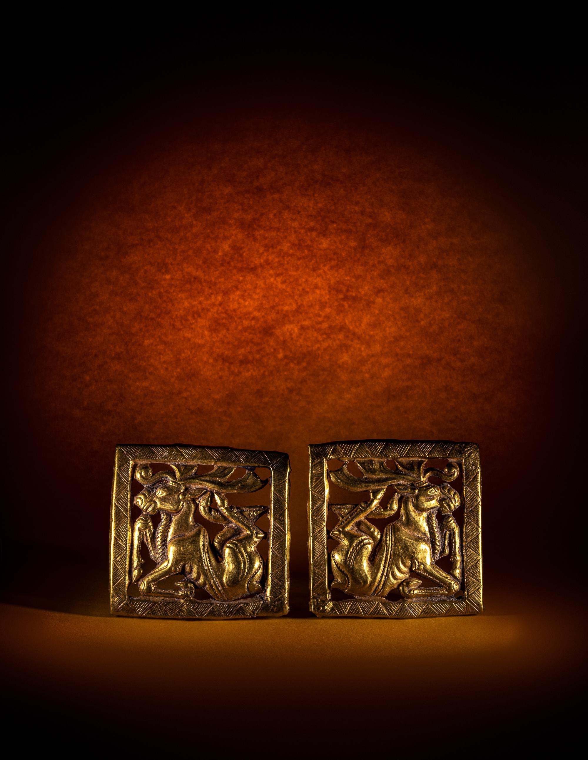 Two Scythian Gold Appliques
