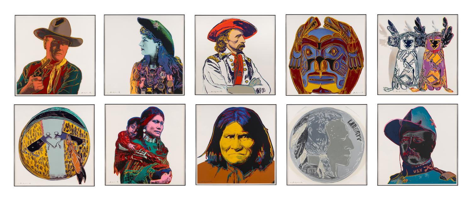 Cowboys and Indians (the complete portfolio of ten), 1986