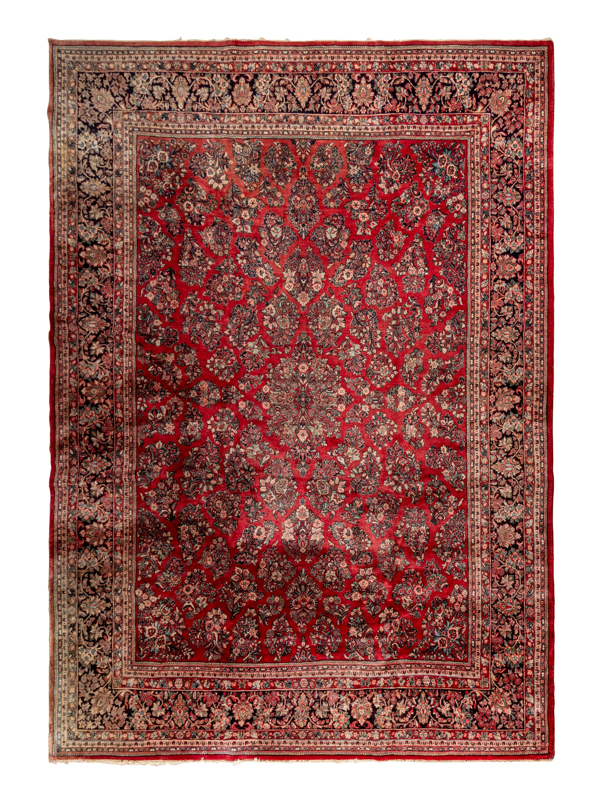 A Sarouk Wool Rug